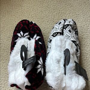 Cuddl Duds Knit Slippers